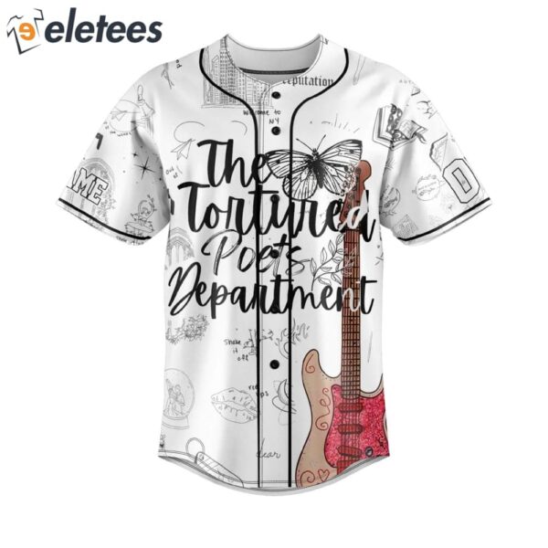 Taylor The Tortured Poets Department Old Habits Die Screaming Baseball Jersey