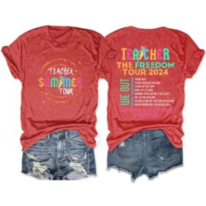 Teacher Summer Tour 2024 T-shirt