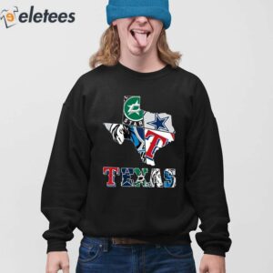 Texas Maps Sports Teams Shirt 4