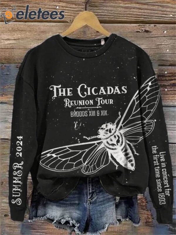 The Cicadas Reunion Tour 2024 Comfy Sweatshirt