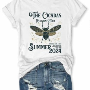 The Cicadas Reunion Tour Graphic Tee Summer 2024 2