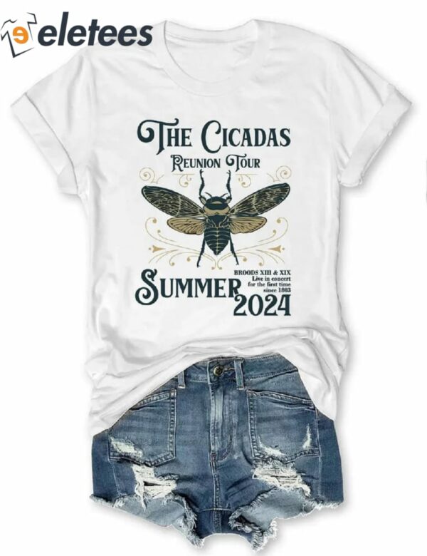 The Cicadas Reunion Tour Graphic Tee Summer 2024