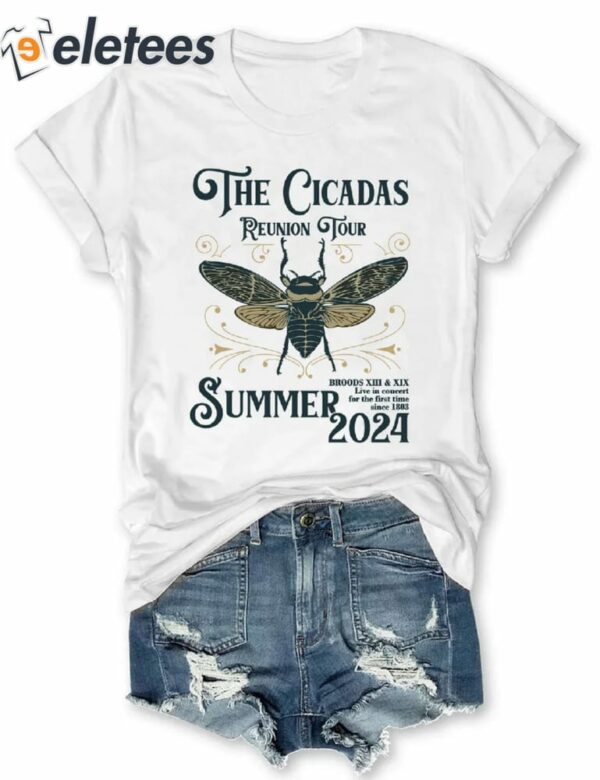 The Cicadas Reunion Tour Summer 2024 T-shirt