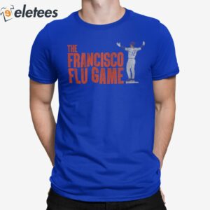 The Francisco Lindor Frankie Flu Game Shirt