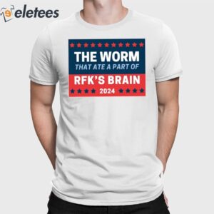The Worm That Ate A Part Of Rfk's Brain 2024 Shirt