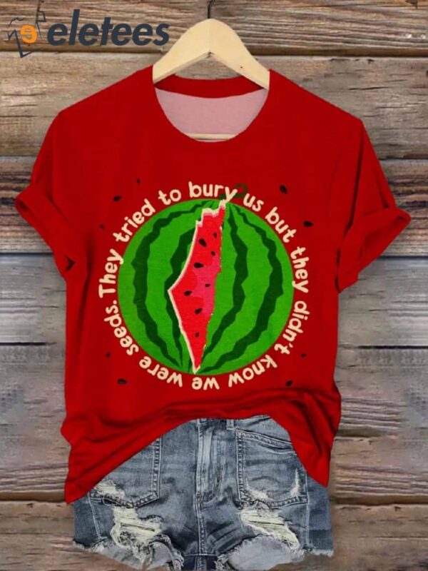 They Tried To Bury Us But They Didn’t Know We Were Seeds T-Shirt