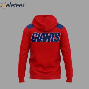 Throwback Century Red Hoodie NY Giants 3