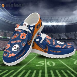 Tigers Custom Name All Over Print Dude Shoes 3
