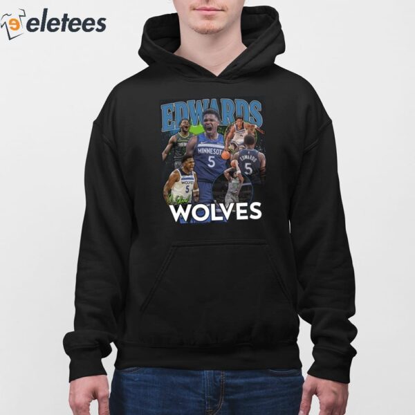 Timberwolves Anthony Edwards Wolves Shirt