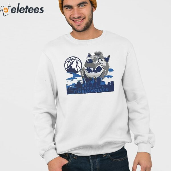 Timberwolves Mascot Skyline Shirt