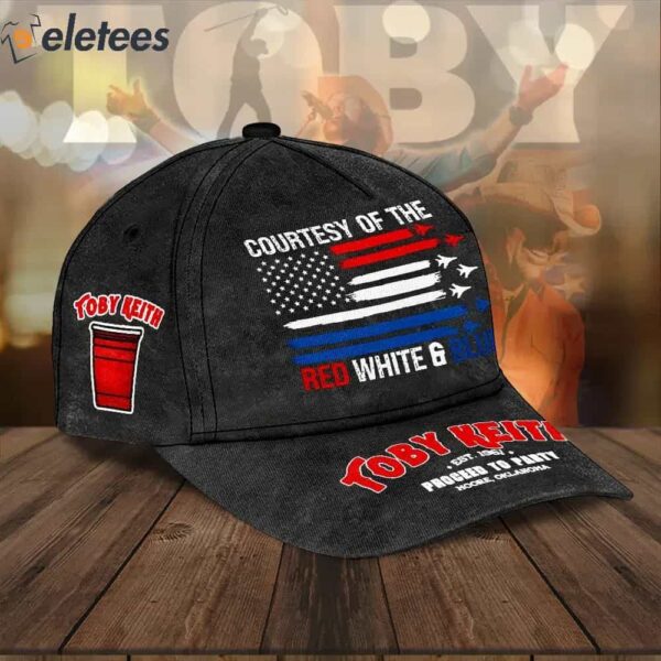 Toby Keith Courtesy Of The Red White And Blue EST 1961 Proceed To Party 3D Cap