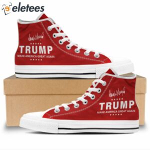 Trump Make America Great Again High Top Canvas Shoes
