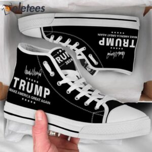 Trump Make America Great Again High Top Canvas Shoes1