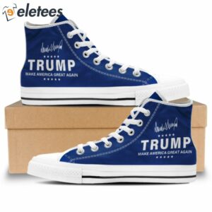 Trump Make America Great Again High Top Canvas Shoes2