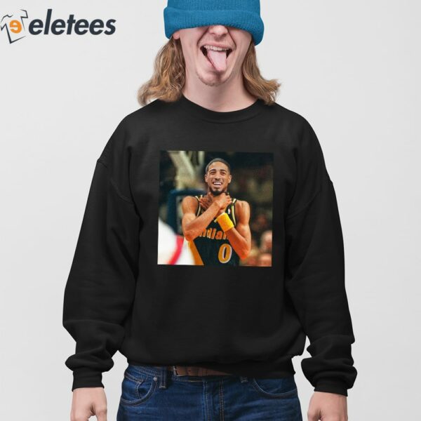 Tyrese Haliburton Choke Like Reggie Miller Shirt