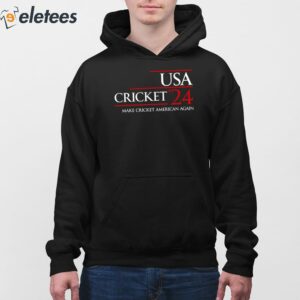 Usa Cricket 24 Make Cricket American Again Shirt 4
