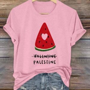 Valentine Palestine T Shirt