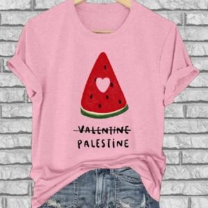 Valentine Palestine T Shirt1