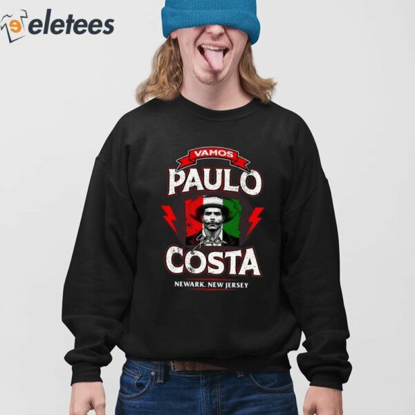 Vamos Paulo Costa Newark New Jersey Shirt