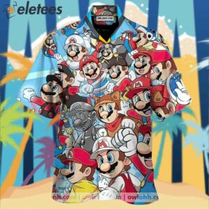 Video Game Mario Hawaiian Shirt