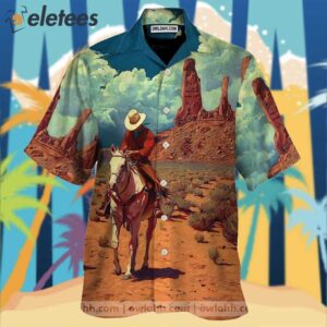 Western Desert Cowboy Casual Hawaiian Shirt