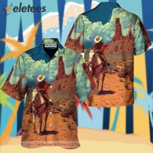 Western Desert Cowboy Casual Hawaiian Shirt1