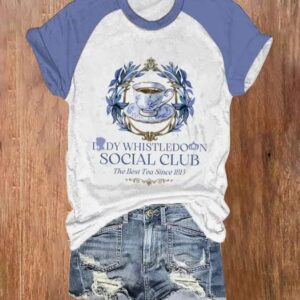 Women’s Bridgerton Printed Casual T-Shirt