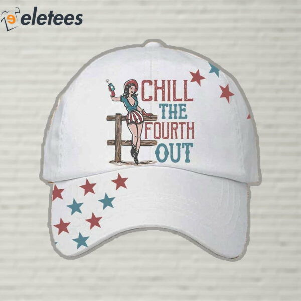 Women’s Independence Day Chill The Fourth Out Printed Hat