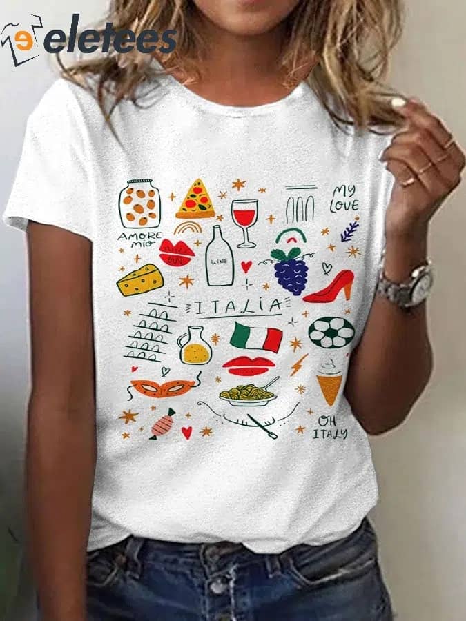 Women's Italian style t-shirt
