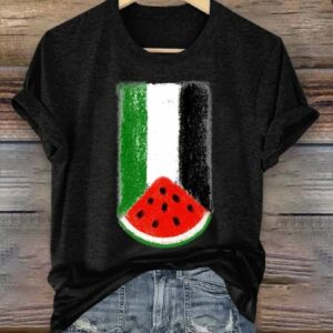 Womens Palestine Watermelon T shirt