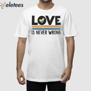 Women's Rainbow Pride Month Love Print V-Neck T-Shirt