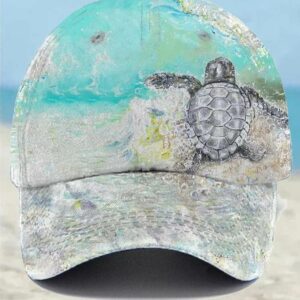 Women’s Resort Turtle Print Casual Hat