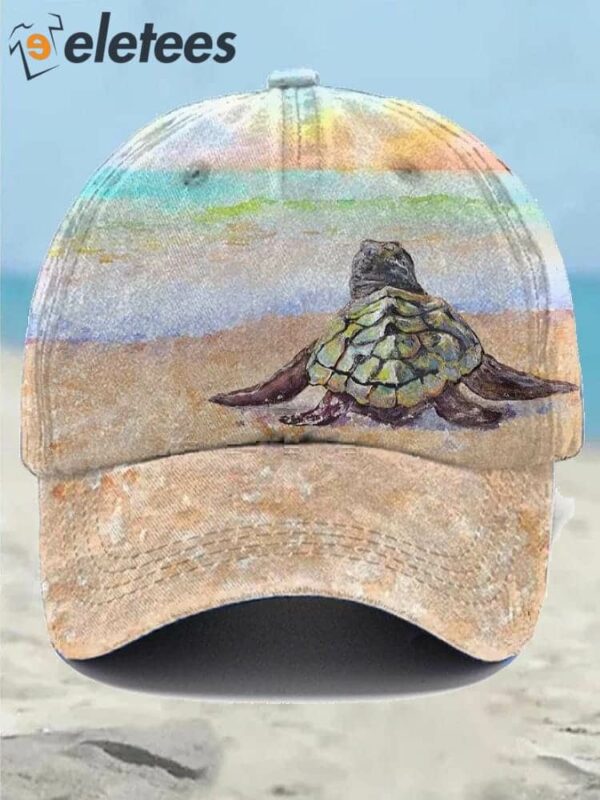 Women’s Resort Turtle Print Hat