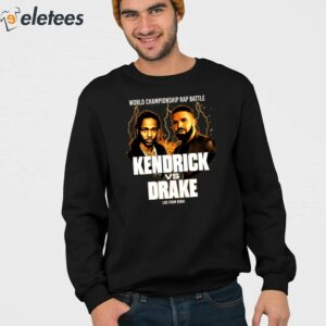 World Champion Rap Battle Kendrick Vs Drake Live From Dubai Shirt 4