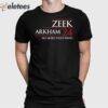 Zeek Arkham 2024 No More Foody Wang Shirt