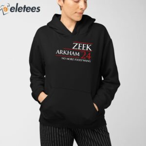 Zeek Arkham 2024 No More Foody Wang Shirt 3