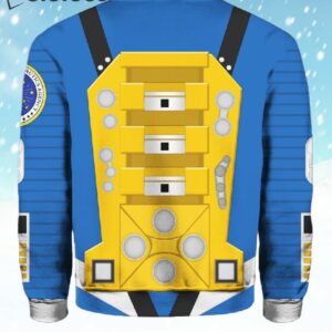 2001 A Space Odyssey Blue Ugly Sweater