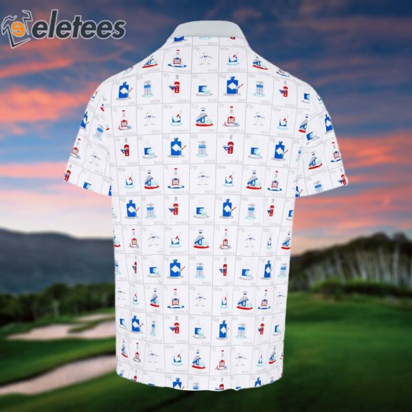 Cameron Smith Periodic Table Of Booze Golf Shirt