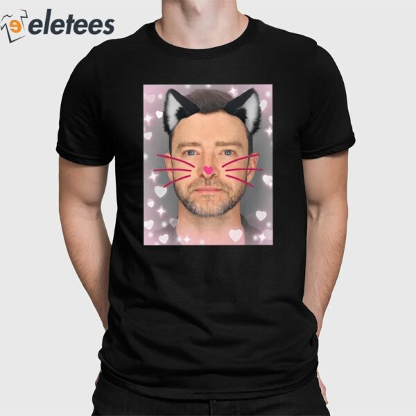 Catboy Justin Timberlake Mug Shot Shirt