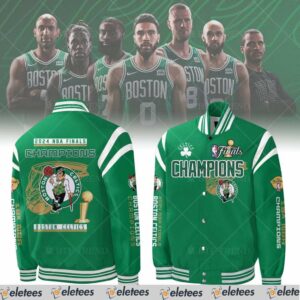 Celtics 2024 Finals Champions Bomber Jacket