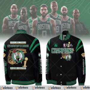 Celtics 2024 Finals Champions Bomber Jacket 2