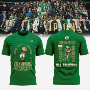 Celtics 2024 Finals Champions Hoodie 18X Champs2