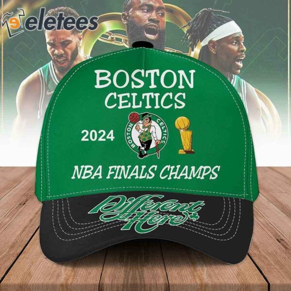 Celtics 2024 Finals Champs Different Here 3D Cap