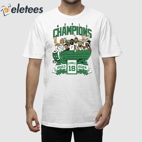 Celtics Banner 18 Duckboat Shirt