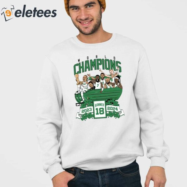 Celtics Banner 18 Duckboat Shirt