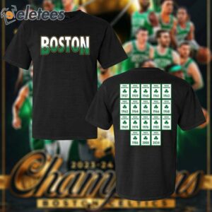 Celtics Banner 18 Shirt 2024 Finals Champs