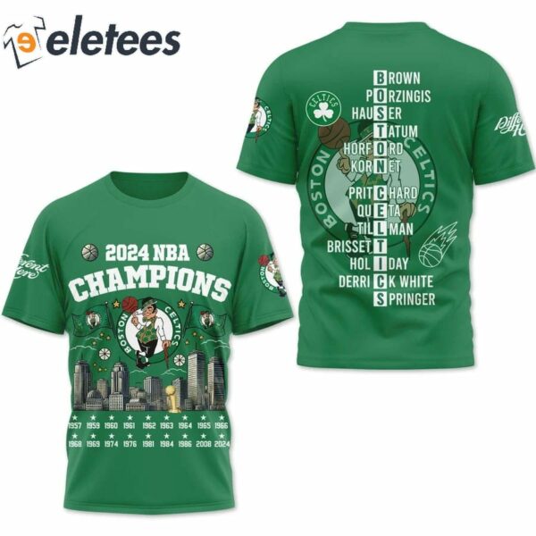 Celtics Championship 2024 Shirt