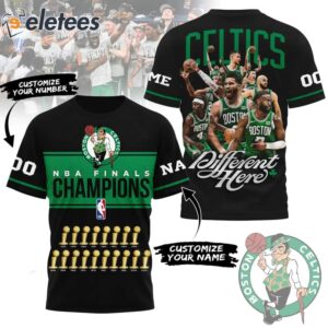 Celtics Finals 2024 18X Champions Different Here Shirt