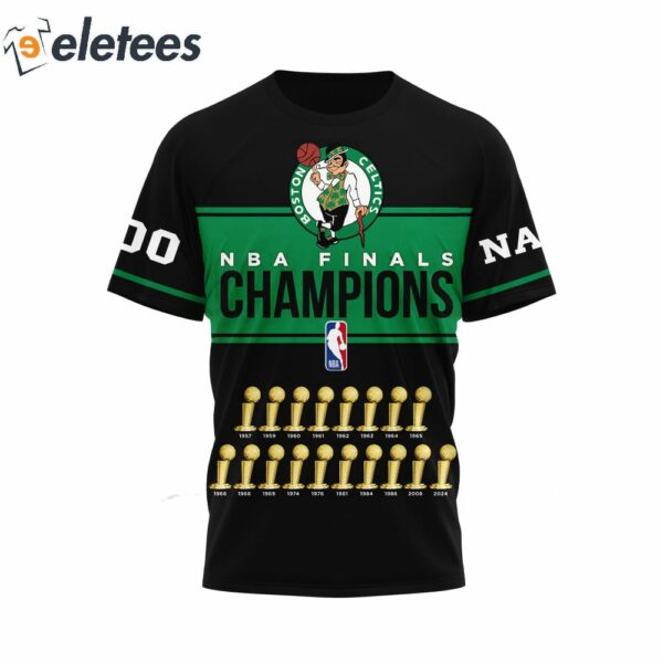 Celtics Finals 2024 18X Champions Different Here Shirt