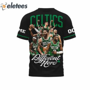 Celtics Finals 2024 18X Champions Different Here Shirt 3